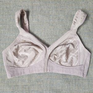 Playtex Women's 38B Beige Floral 18 Hour Original Comfort Strap Bra Wirefree